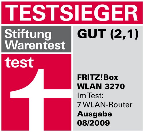 AVM FRITZ!Box 3270 Wlan Router (ADSL, 300 Mbit/s, Media Server)