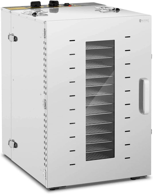 Royal Catering RCDA-1350/100S Dehydrator Fruit Dryer Dehydrator 1,500 W 16 Levels